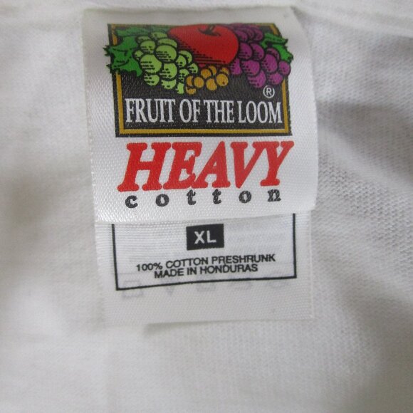 NWOT Vintage U.S.ARMY T-Shirt Front/Back-Logos White Heavy Cotton XL - Picture 6 of 12